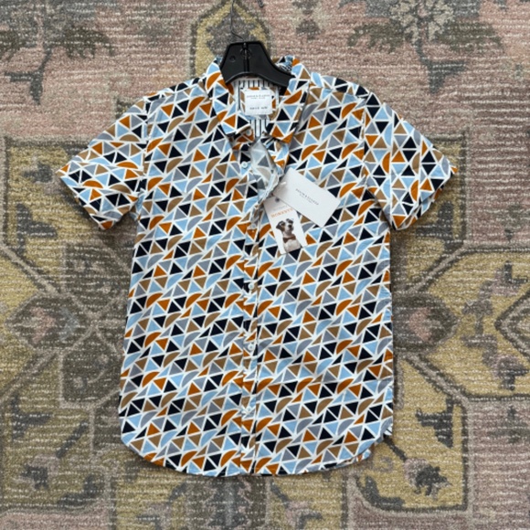 Denim & Flower Boys Shirt 11/12 Short Sleeve NEW - Picture 1 of 7